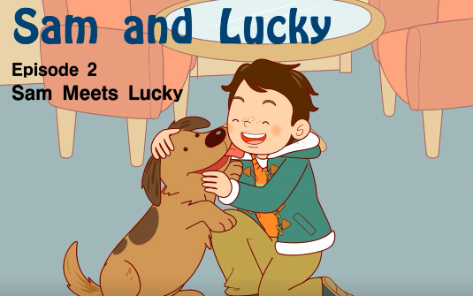 【看动画学英语】经典英语动画 sam and lucky 山姆和小狗 全74集