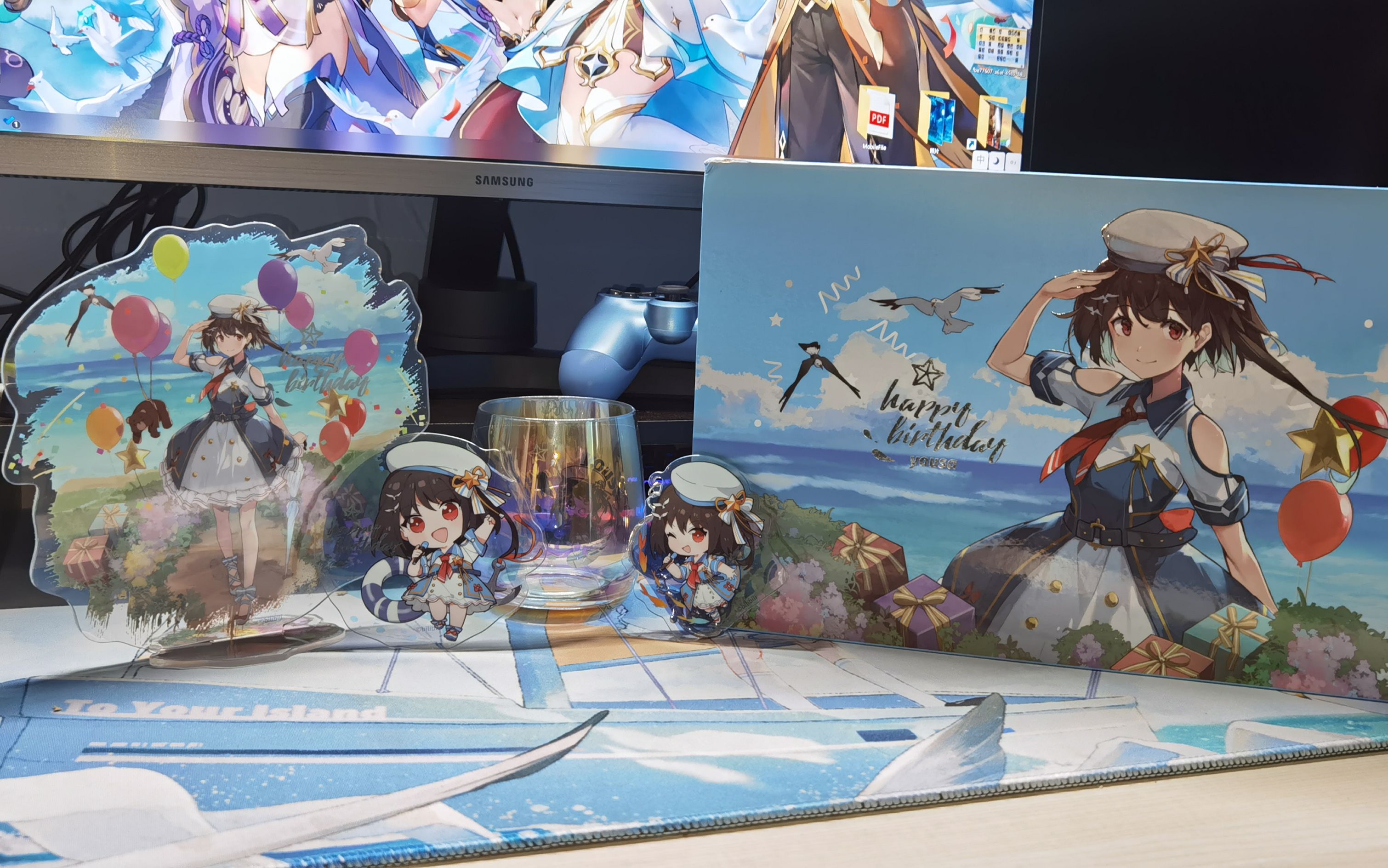 泠鸢yousa生日会舰长礼盒开箱