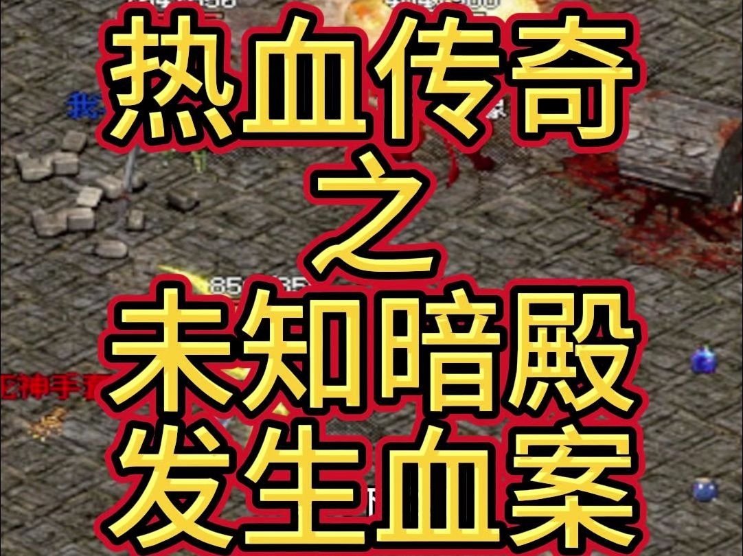 热血传奇之未知暗殿发生血案网络游戏热门视频