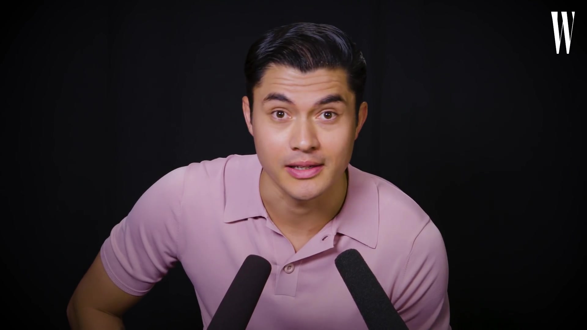 henry golding explores w magazine