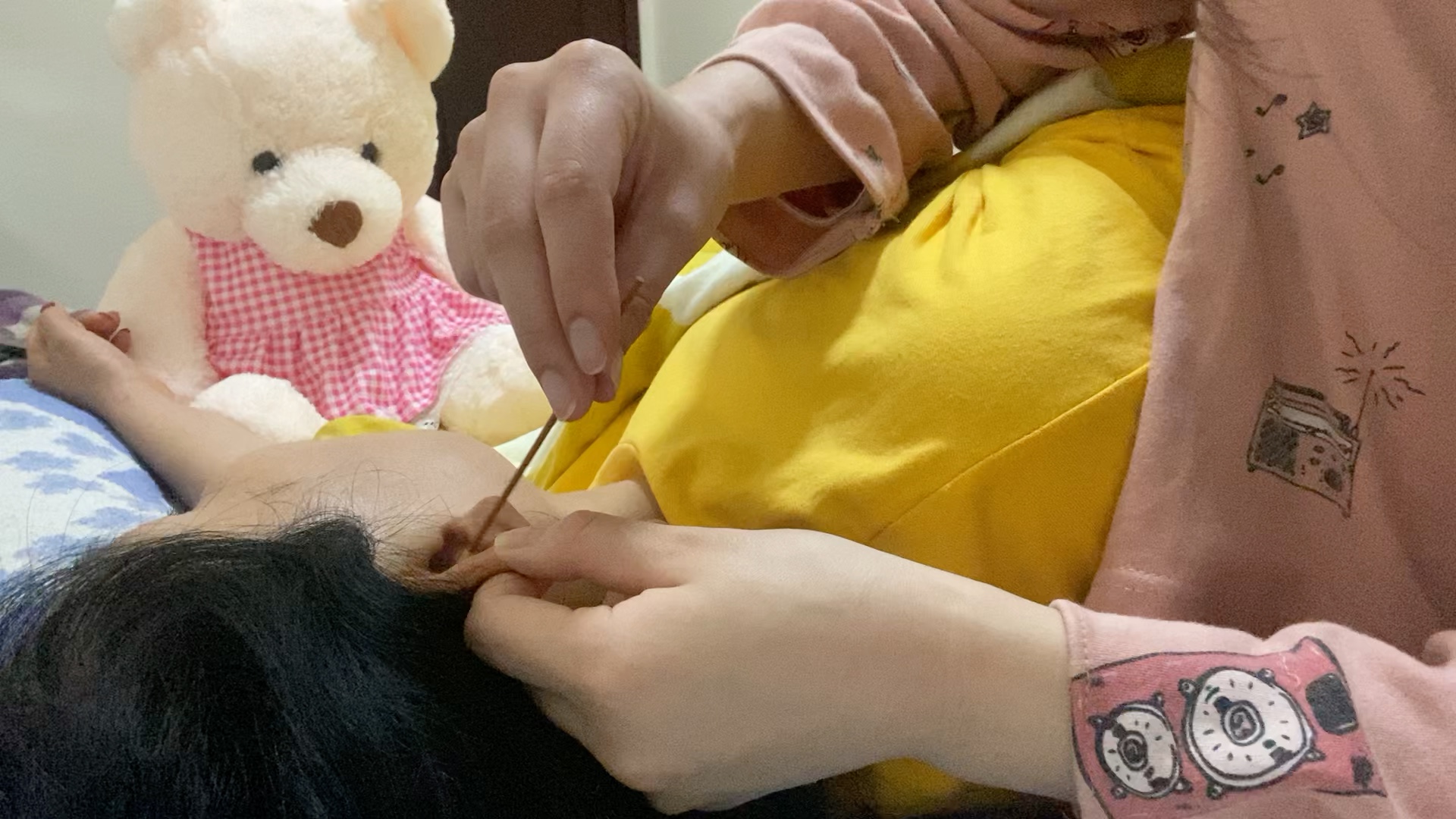 采耳 马尾丝鹅毛棒