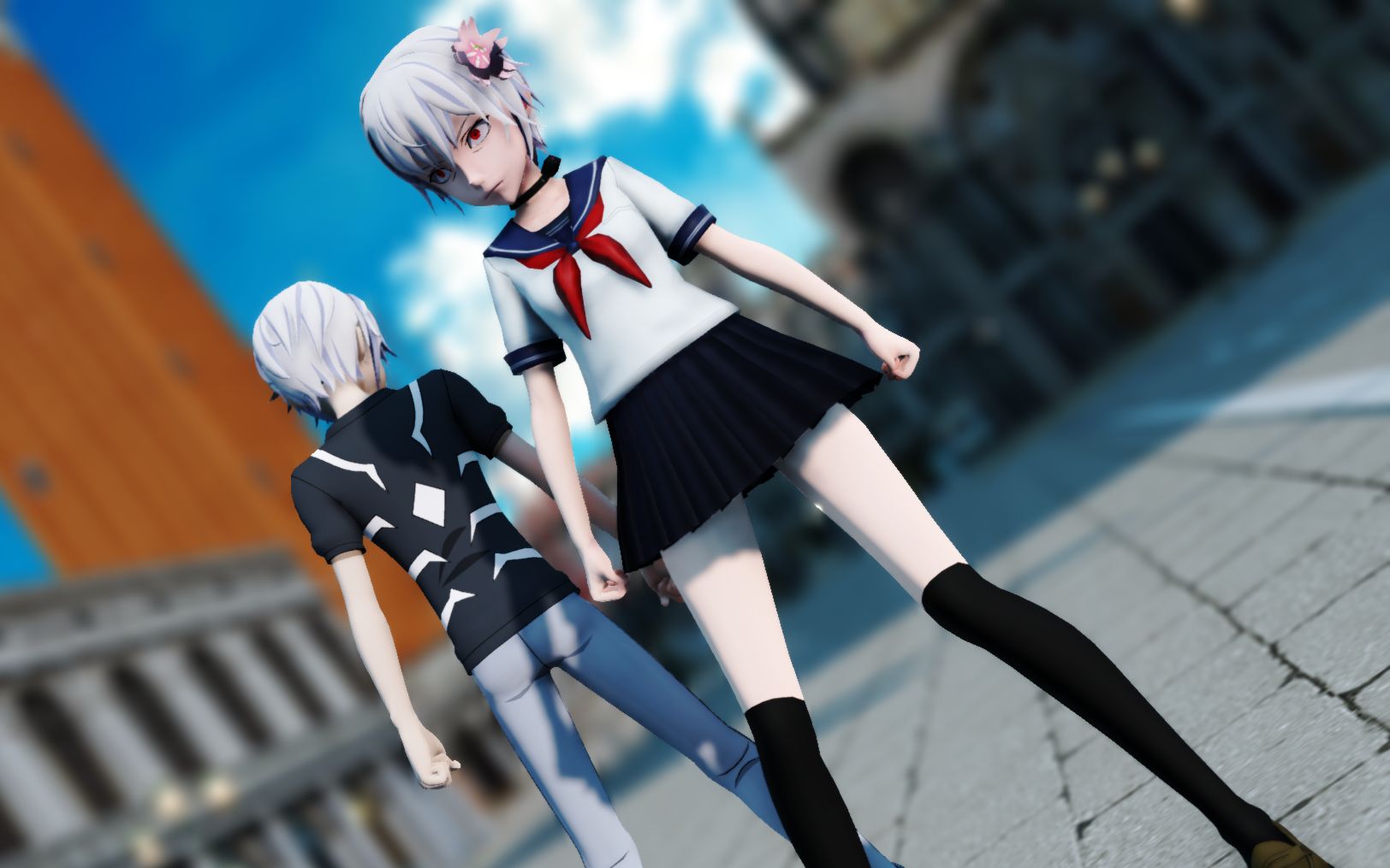 【魔禁mmd】【铃科百合子】问题来了 一方通行到底是妹子 还是女装