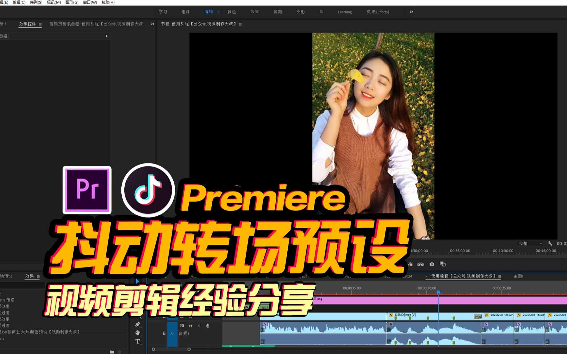 PR抖音抖动转场卡点预设教程!高效省时!适合横屏和竖屏!着实太香!哔哩哔哩bilibili