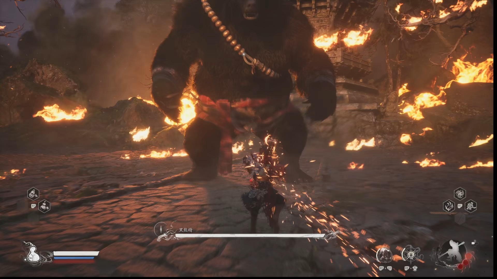 丑陋的击杀一只黑风怪