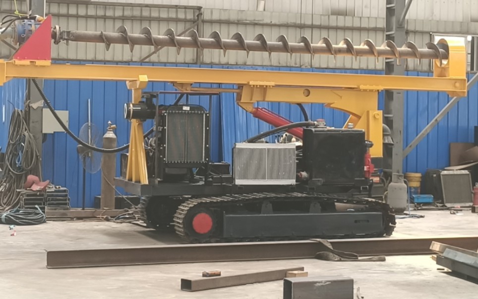 光伏打桩机生产厂家,液压光伏钻机