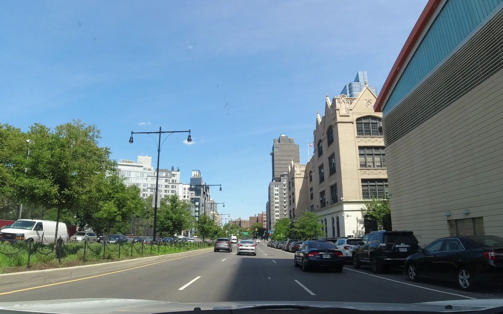 公路pov 美国纽约州布鲁克林 市区街道