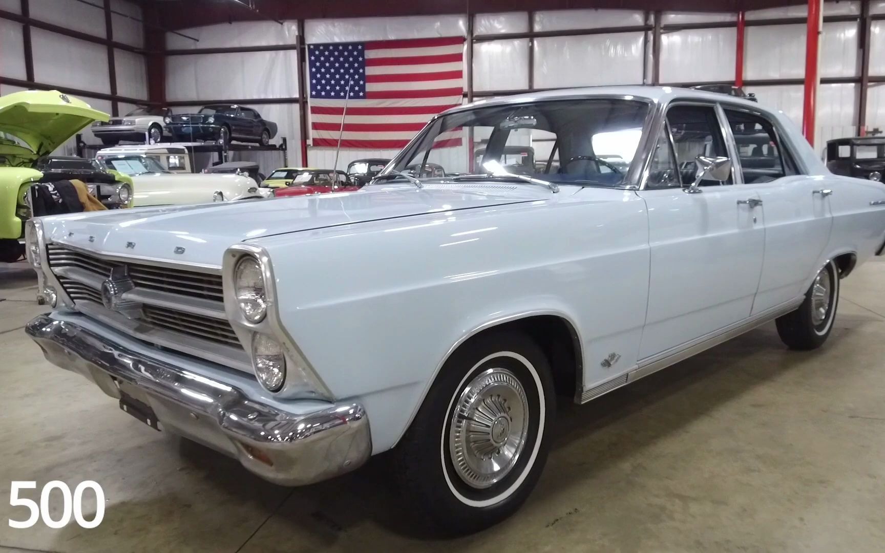【美国老车实拍系列】——1966福特fairlane 500
