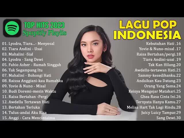 [图]【Spotify Popular Music】2023印尼流行歌曲最新合集真的火了~ Spotify top hits Indonesia 2023-Lyod