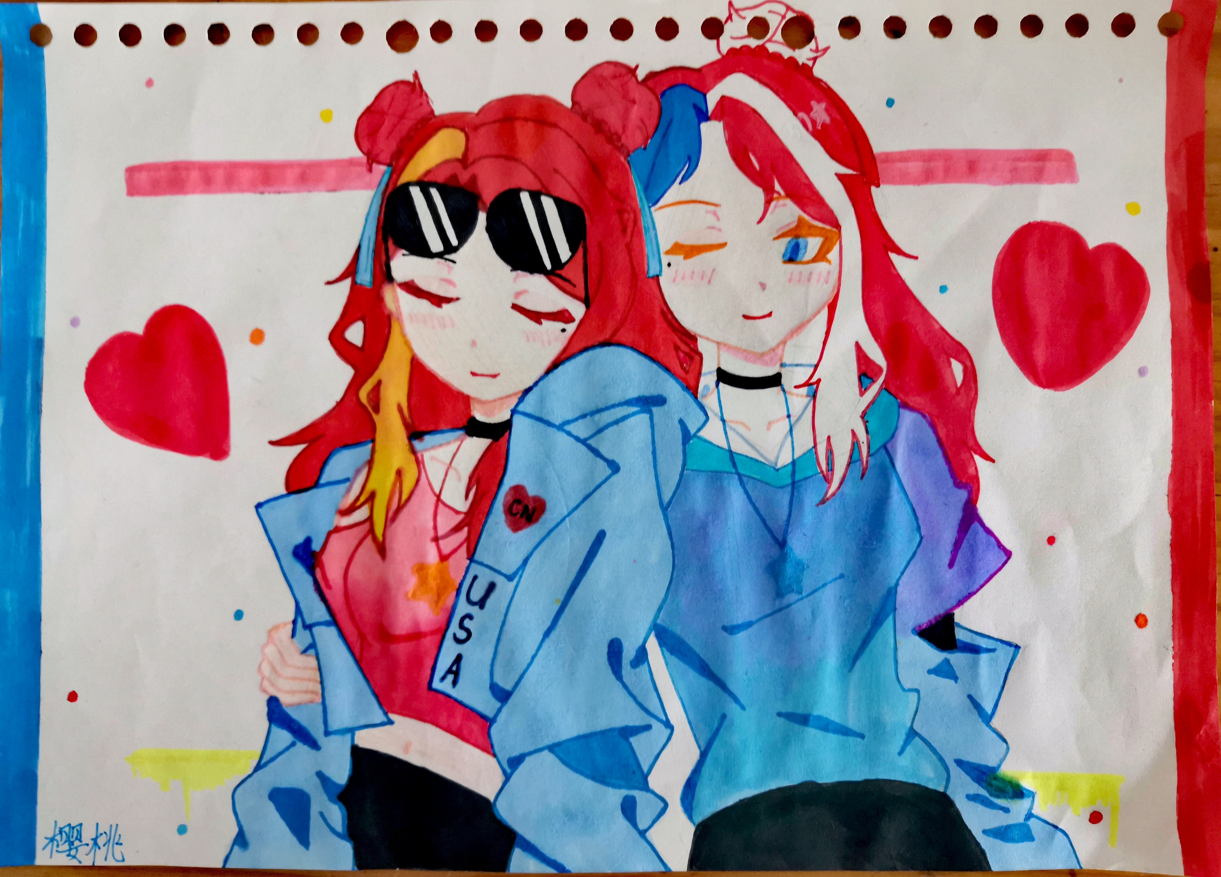 [ch/美瓷]小情侣日常打嗑睡