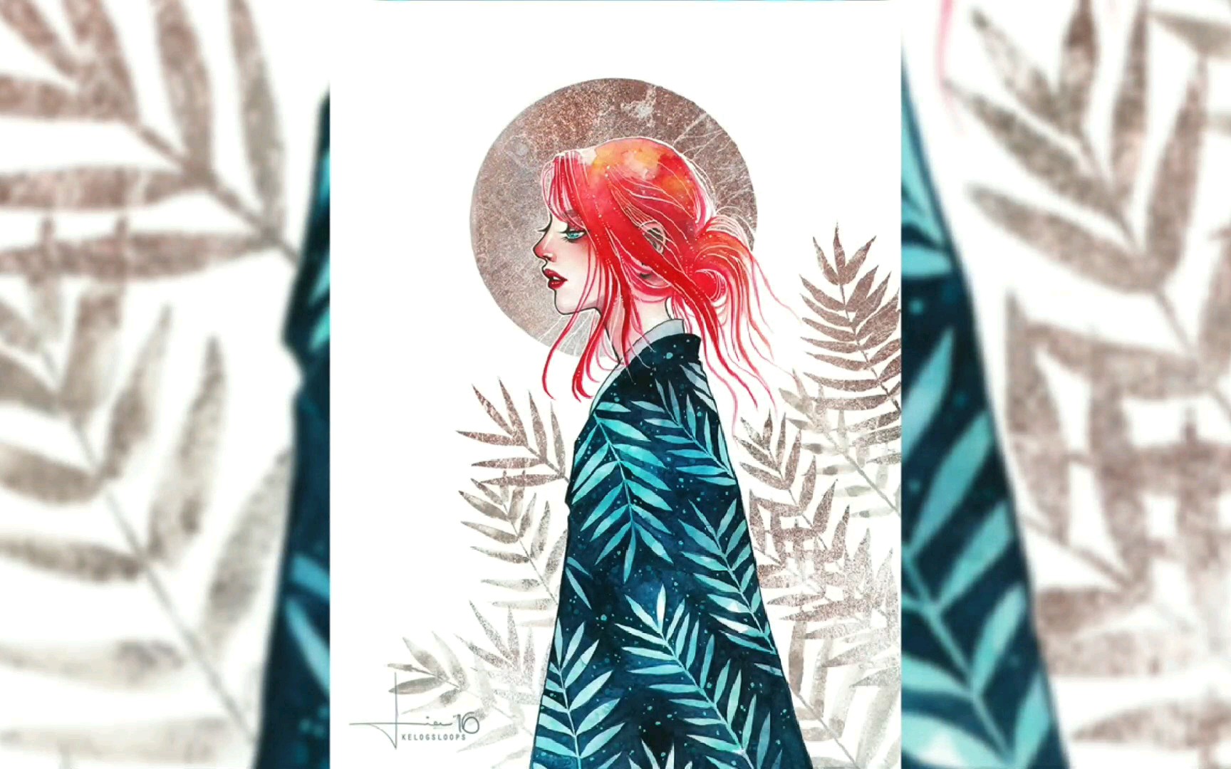 [水彩教程]看kelogsloops的水彩speed painting是一种享受