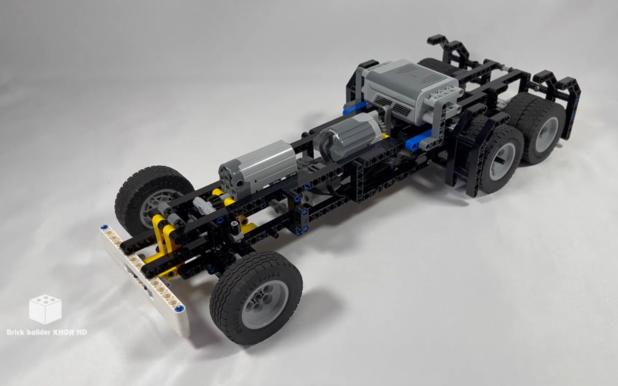 这个卡车底盘挺不错简洁乐高科技moc