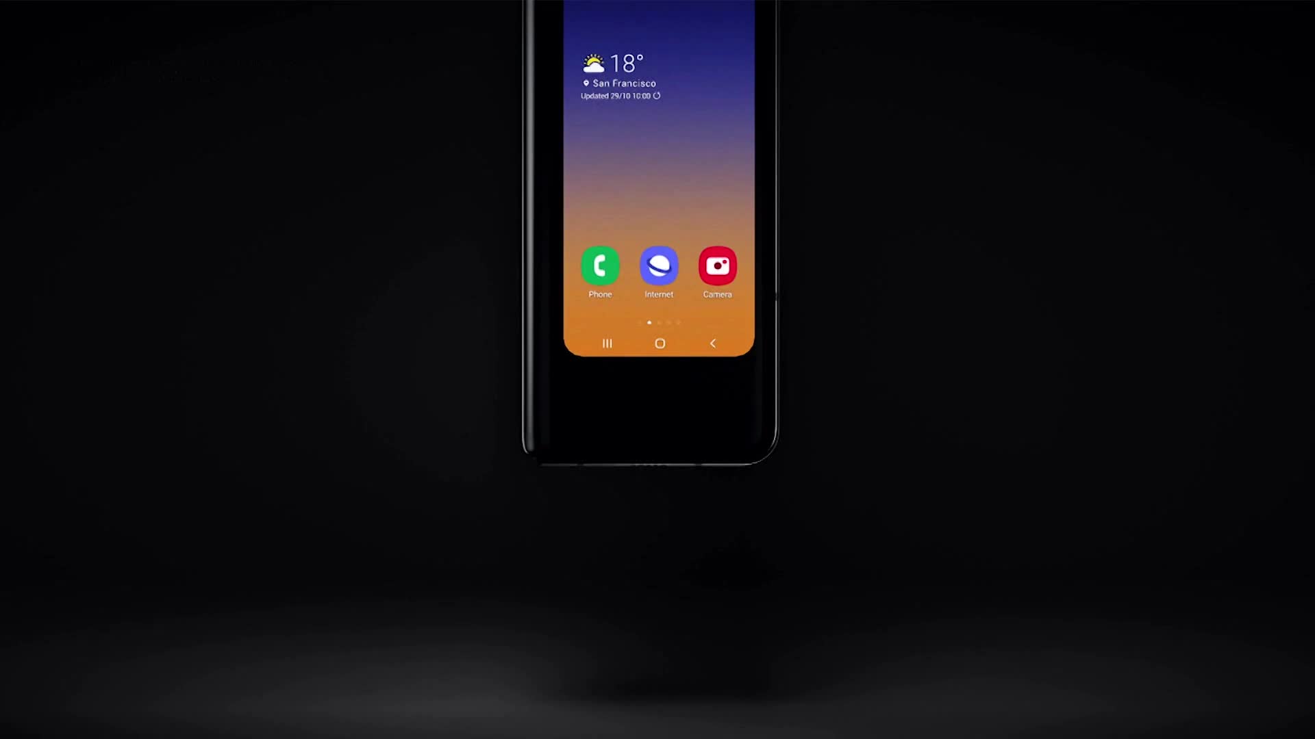 彭博社-20191104-三星首次展示折叠手机翻盖设计