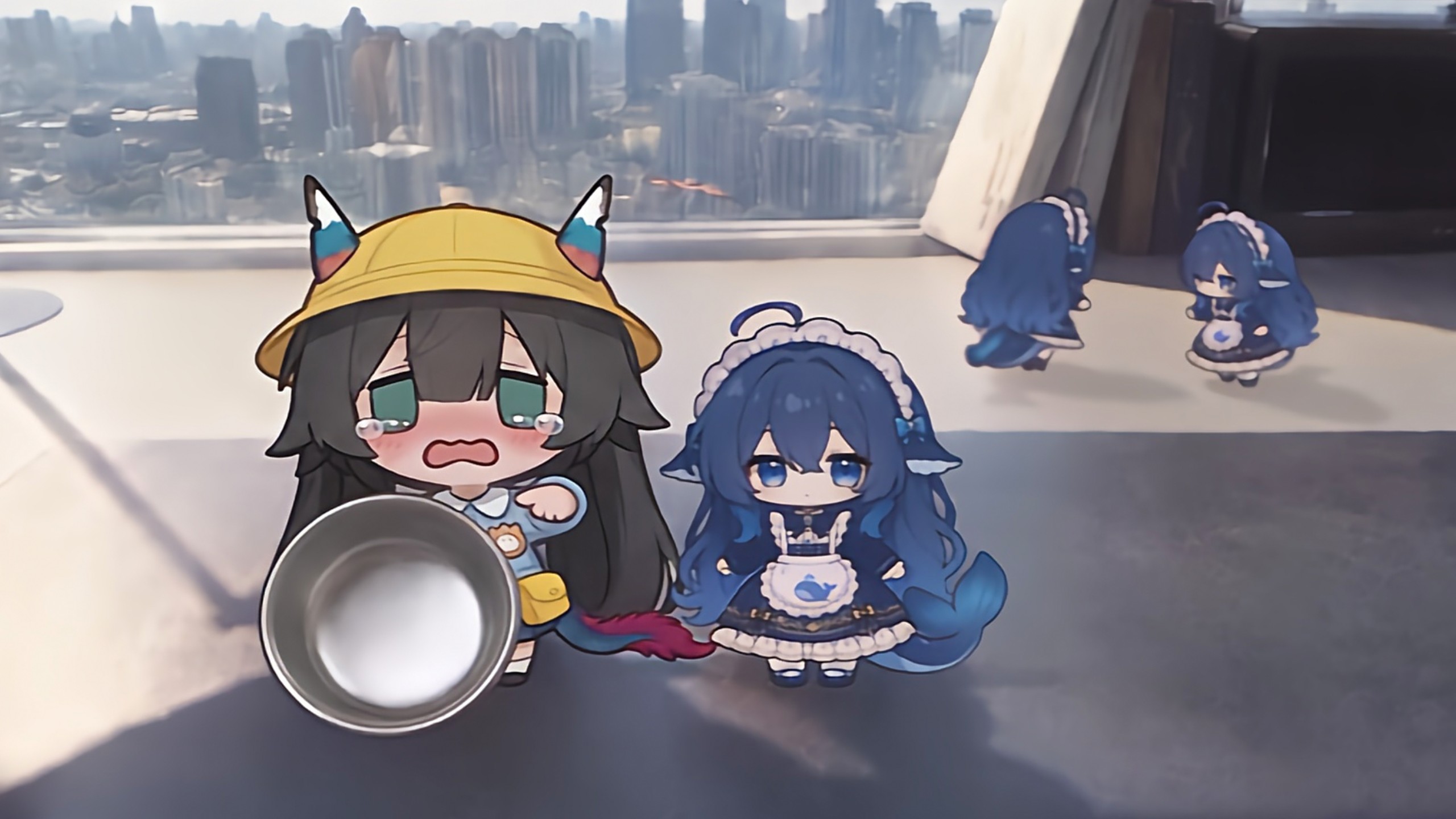 小傻龙：“人，我养不起大肥鱼了……”