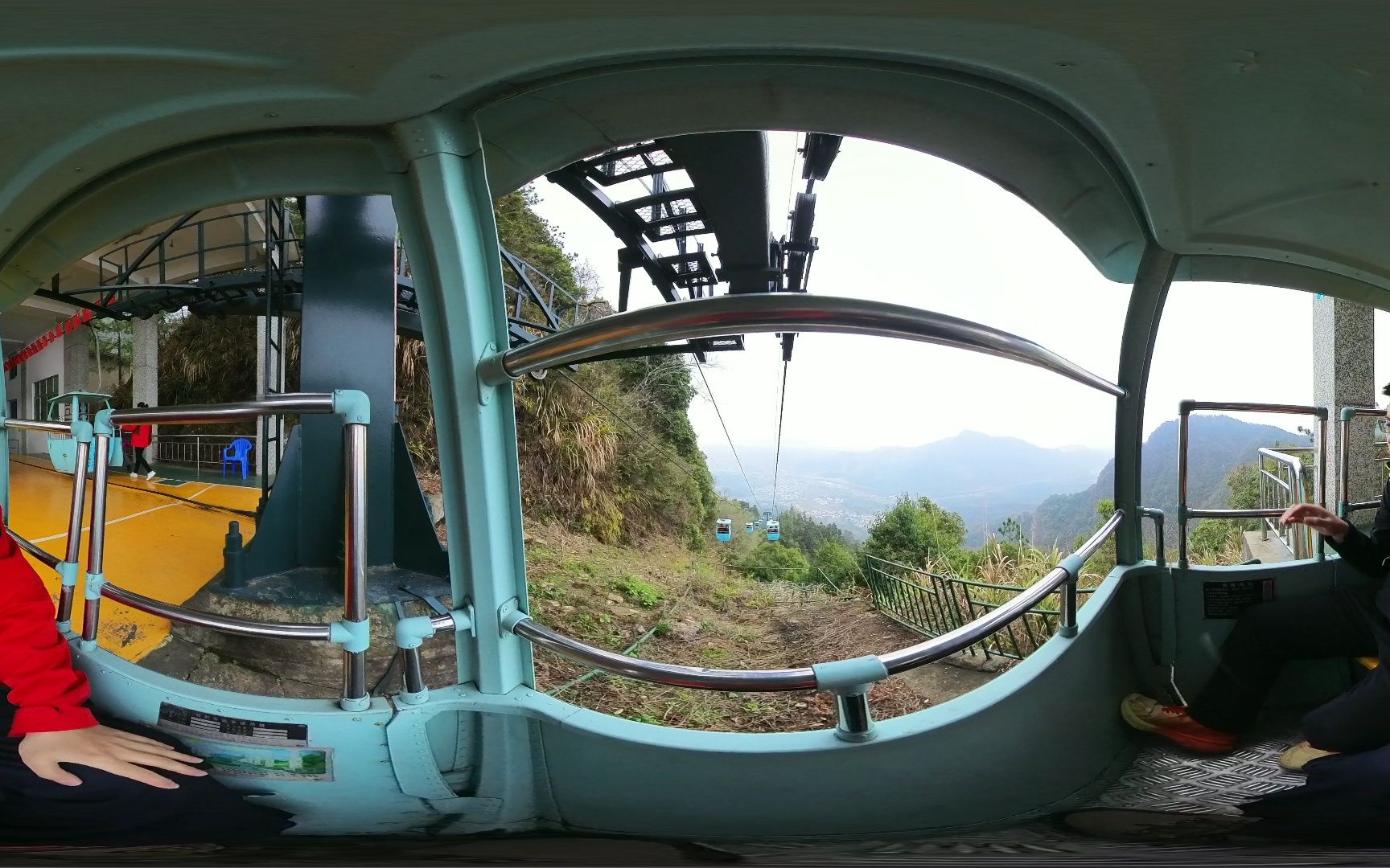 庐山秀峰风景区索道图片