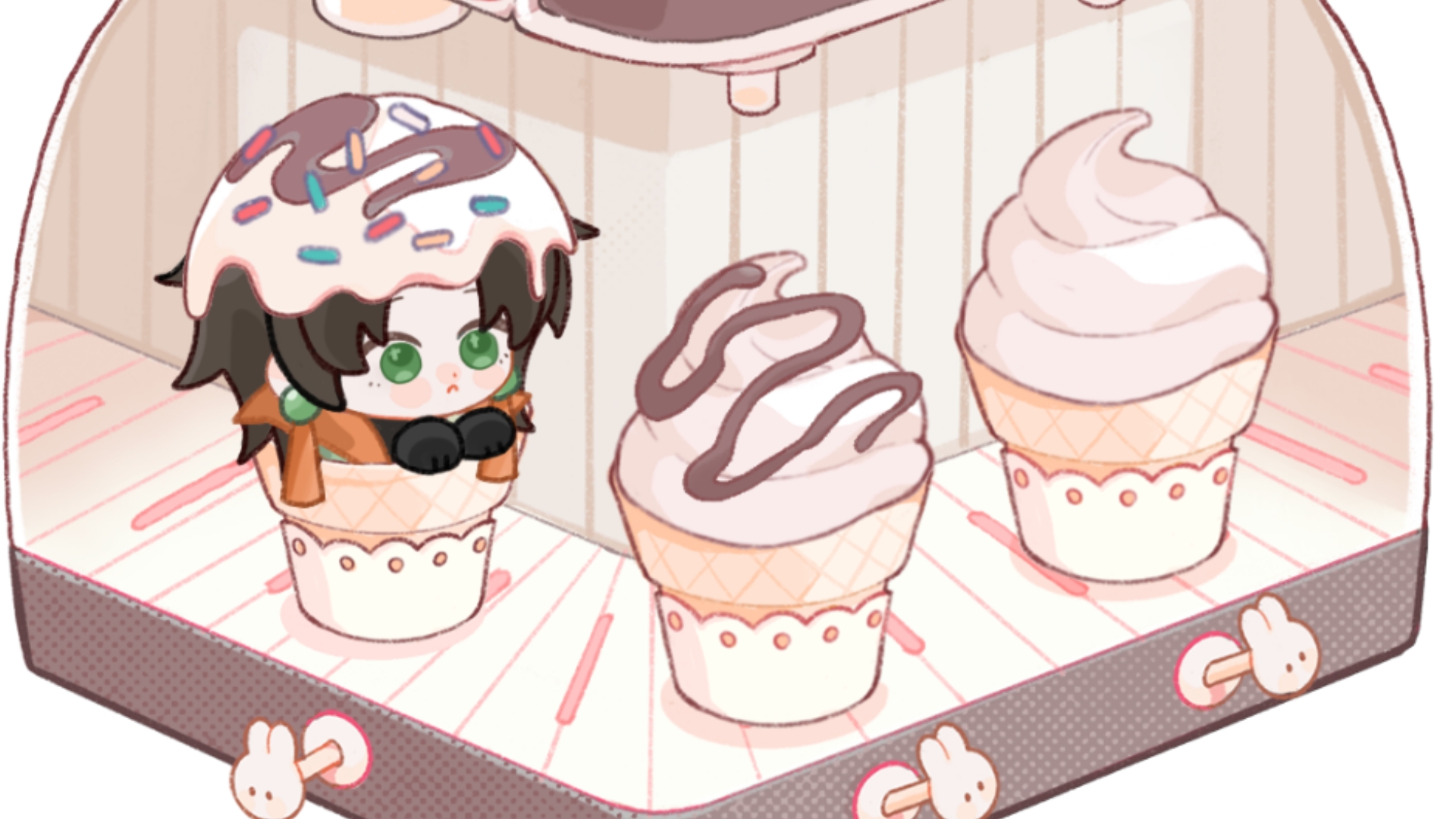 元歌云偶小甜筒90旋转20秒【旋转の小曲】