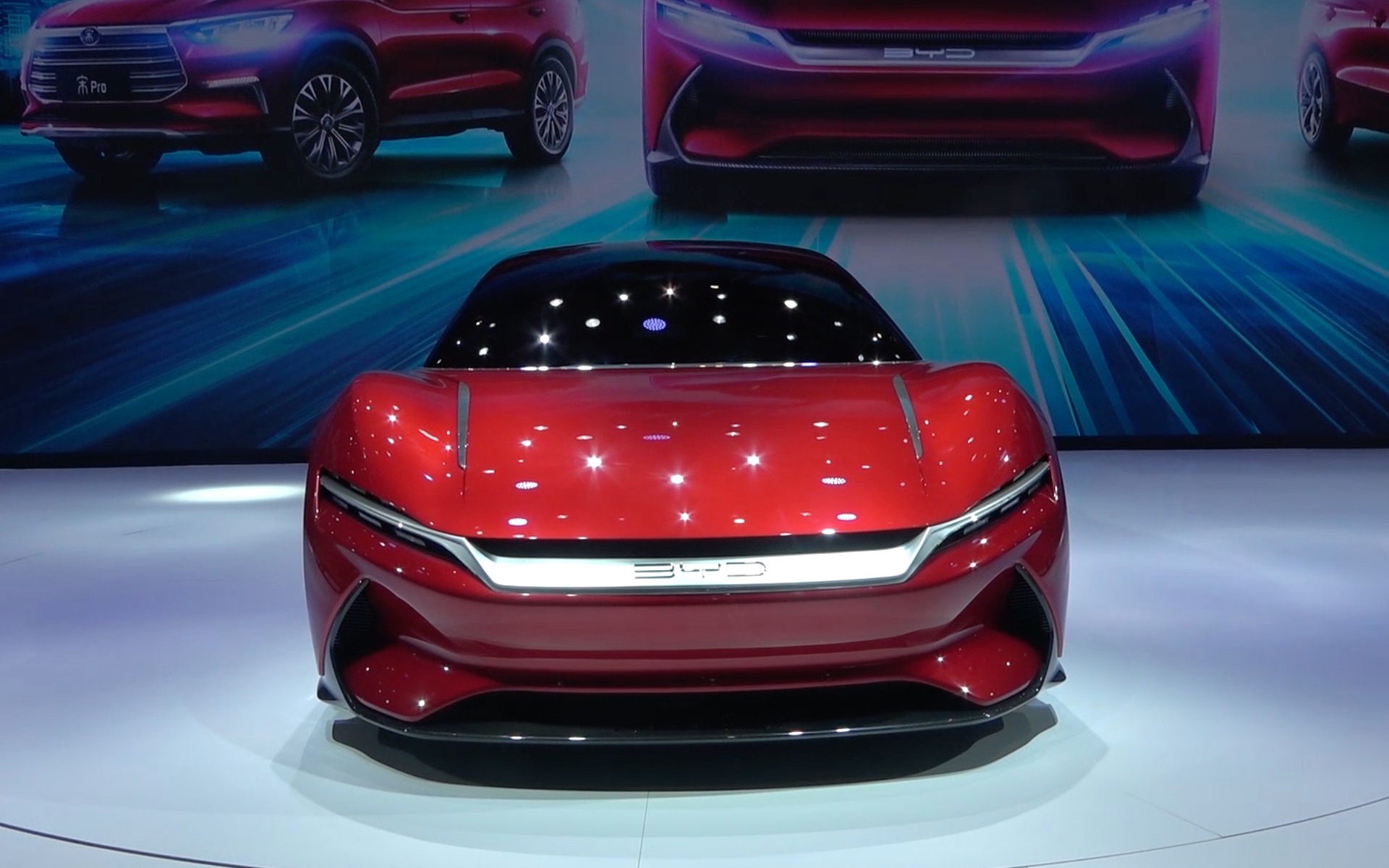 2019上海车展 实拍比亚迪 e-seed gt