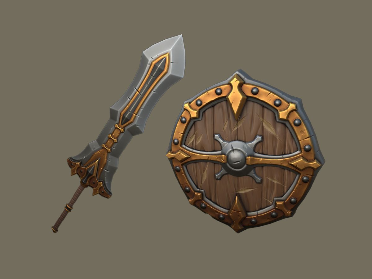 【maya武器建模】一套士兵的武器模型制作案例