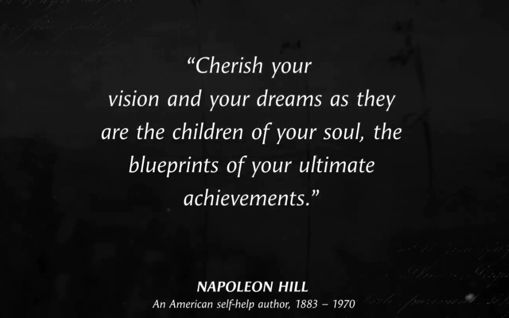 [图][励志]拿破仑•希尔 Napoleon Hill Quotes