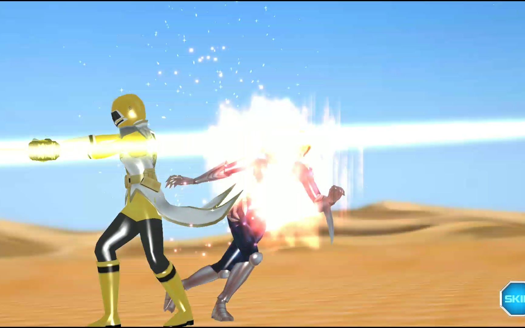 超级战队传奇战争侍战队超级真剑黄必杀技