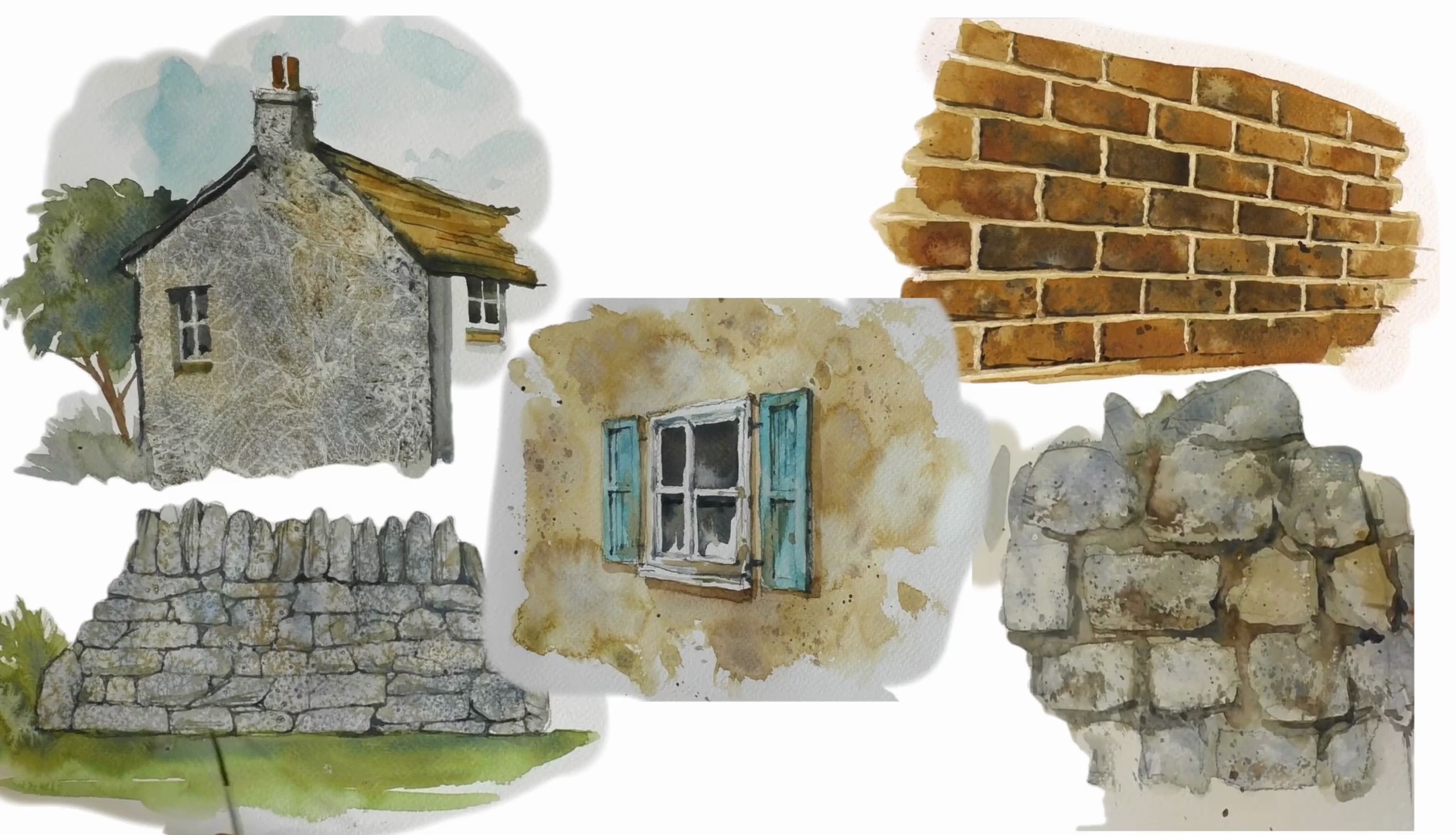 【英语中字】【paul clark】五种用水彩画墙的技巧