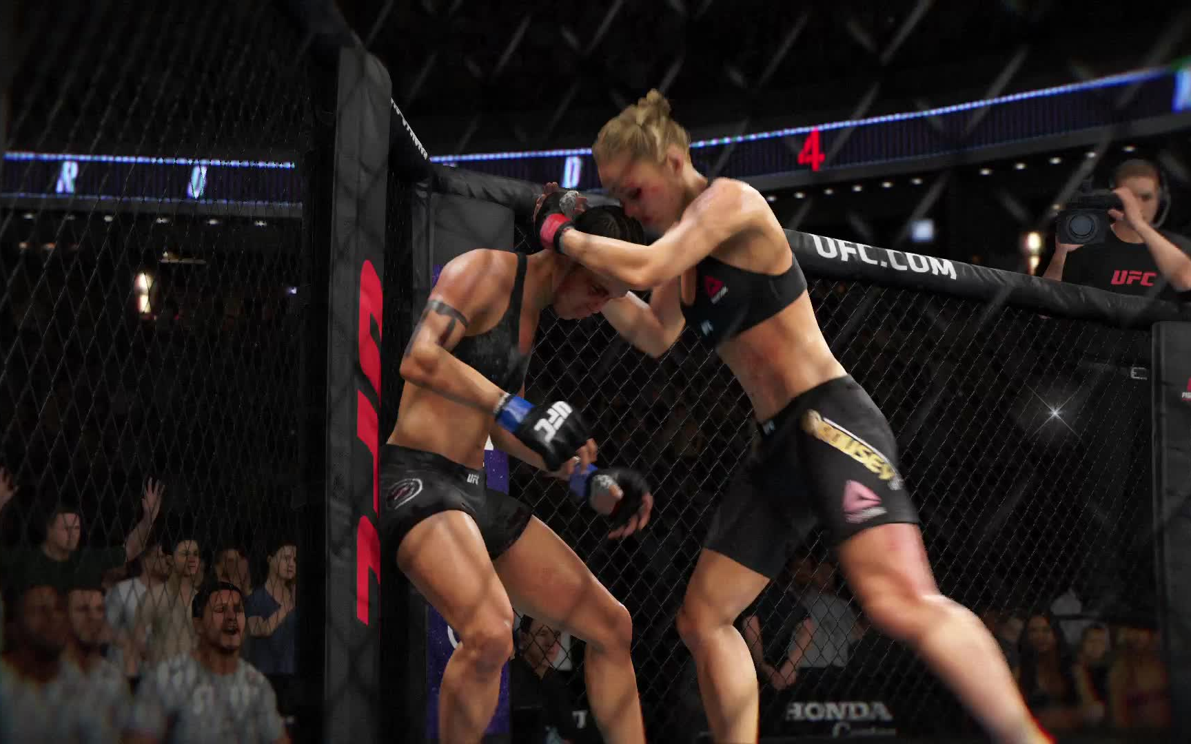 十字固女王隆达罗西vs母狮阿曼达,ufc3最高传奇难度