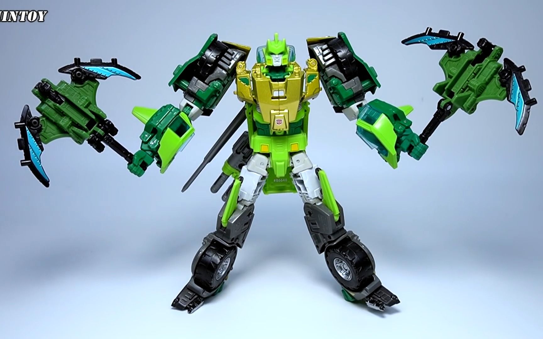 五分钟玩具把玩——孩之宝三变金刚idw弹簧把玩视频