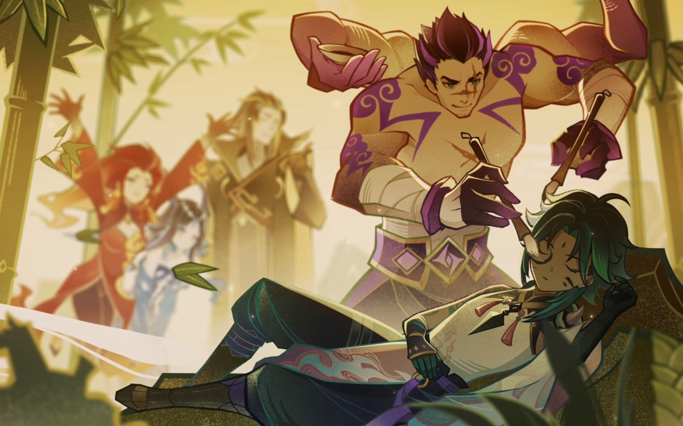 【原神】过场动画 夜叉浮舍与伯阳 日语