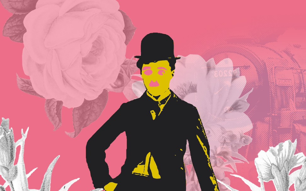 暖色系摩登时代风格海报