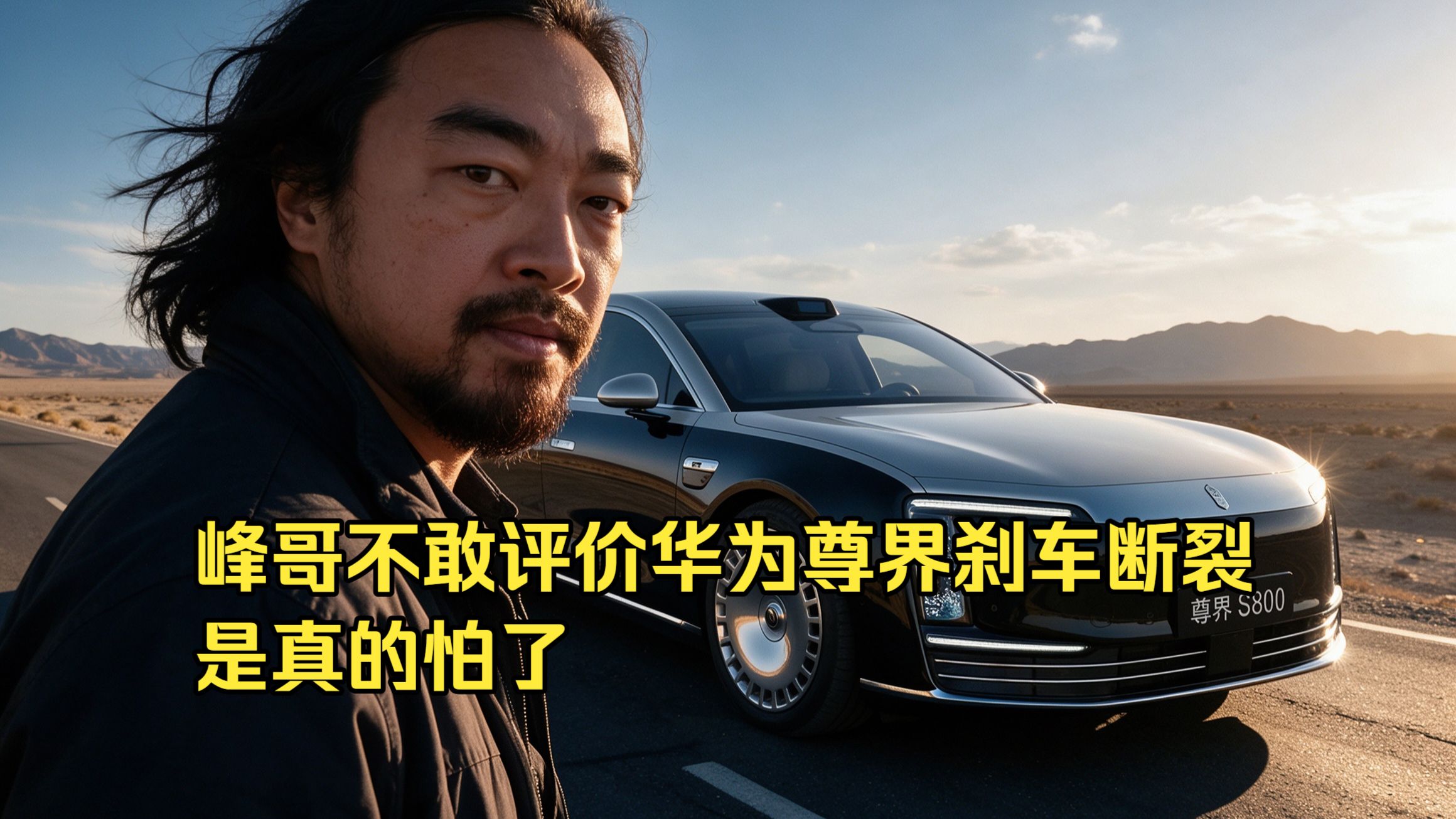 峰哥不敢评价华为尊界刹车断裂 可能是江淮的问题  跟华为没关系