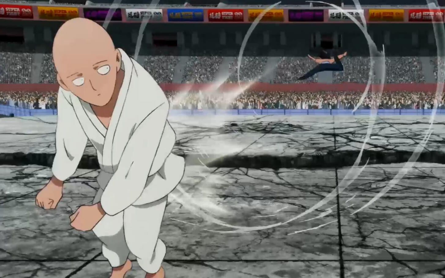 琦玉vs水龙一拳超人武术就是动作很帅的运动琦玉老师的强大你学不来