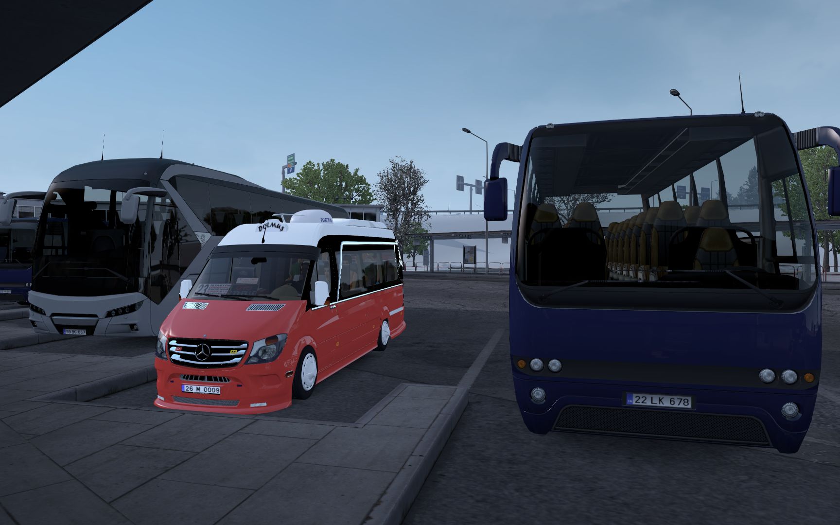 欧洲卡车模拟2奔驰小巴黑海客运模式