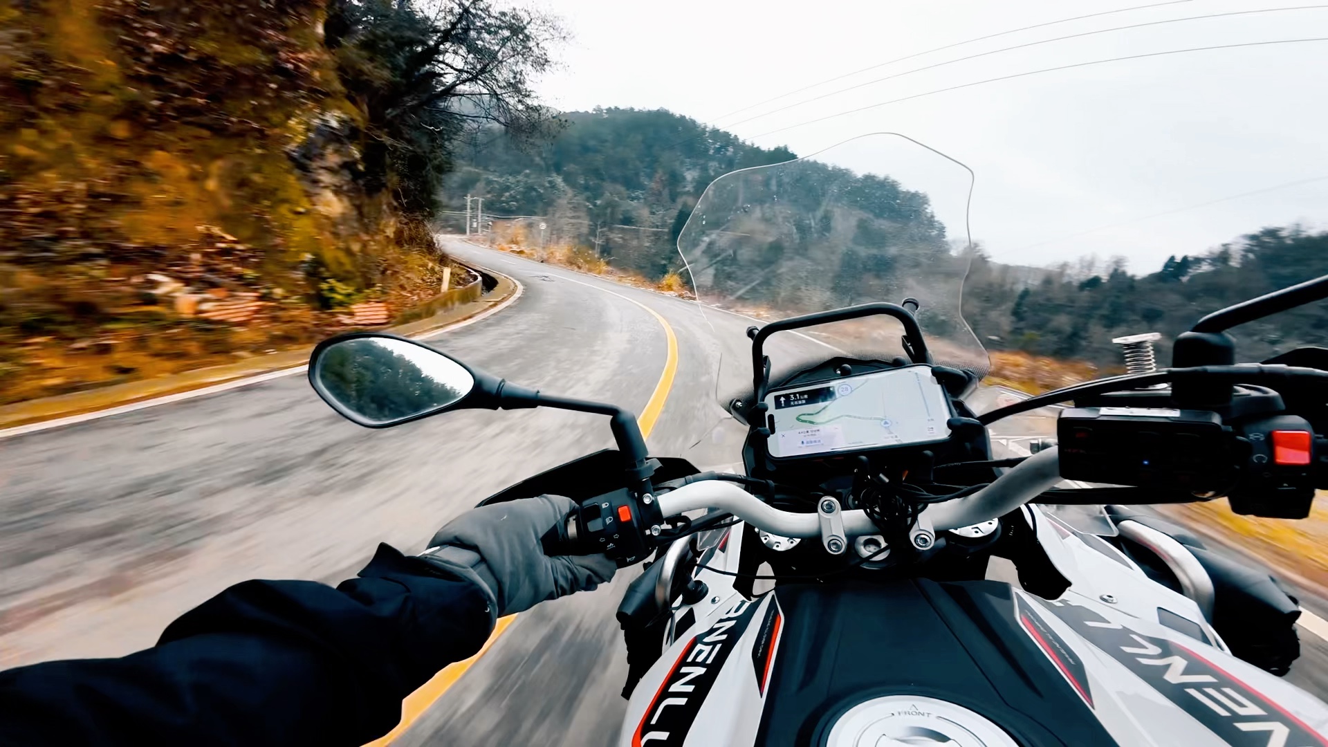 达州铁山下雪啦,骑车来看雪