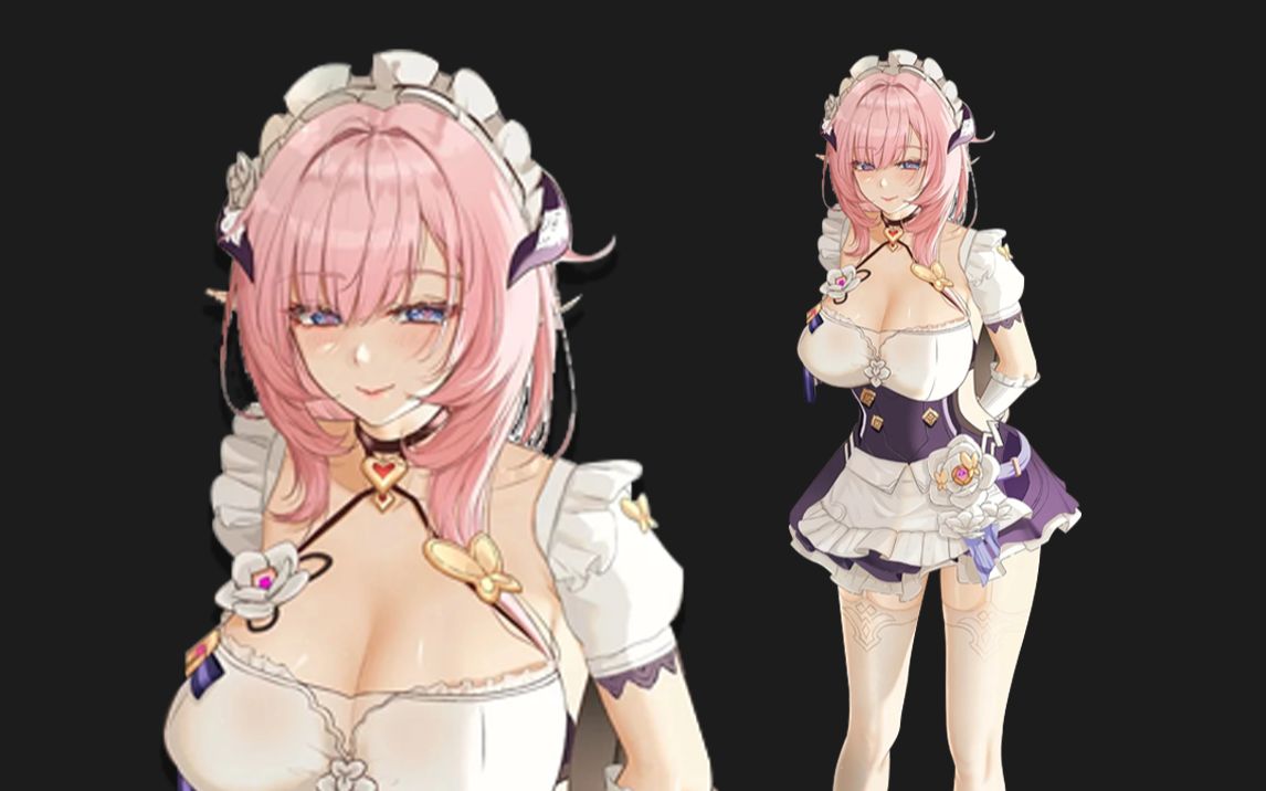 zbrush女性人物角色雕刻——"御姐女仆"模型制作;zbrush自制老婆系列