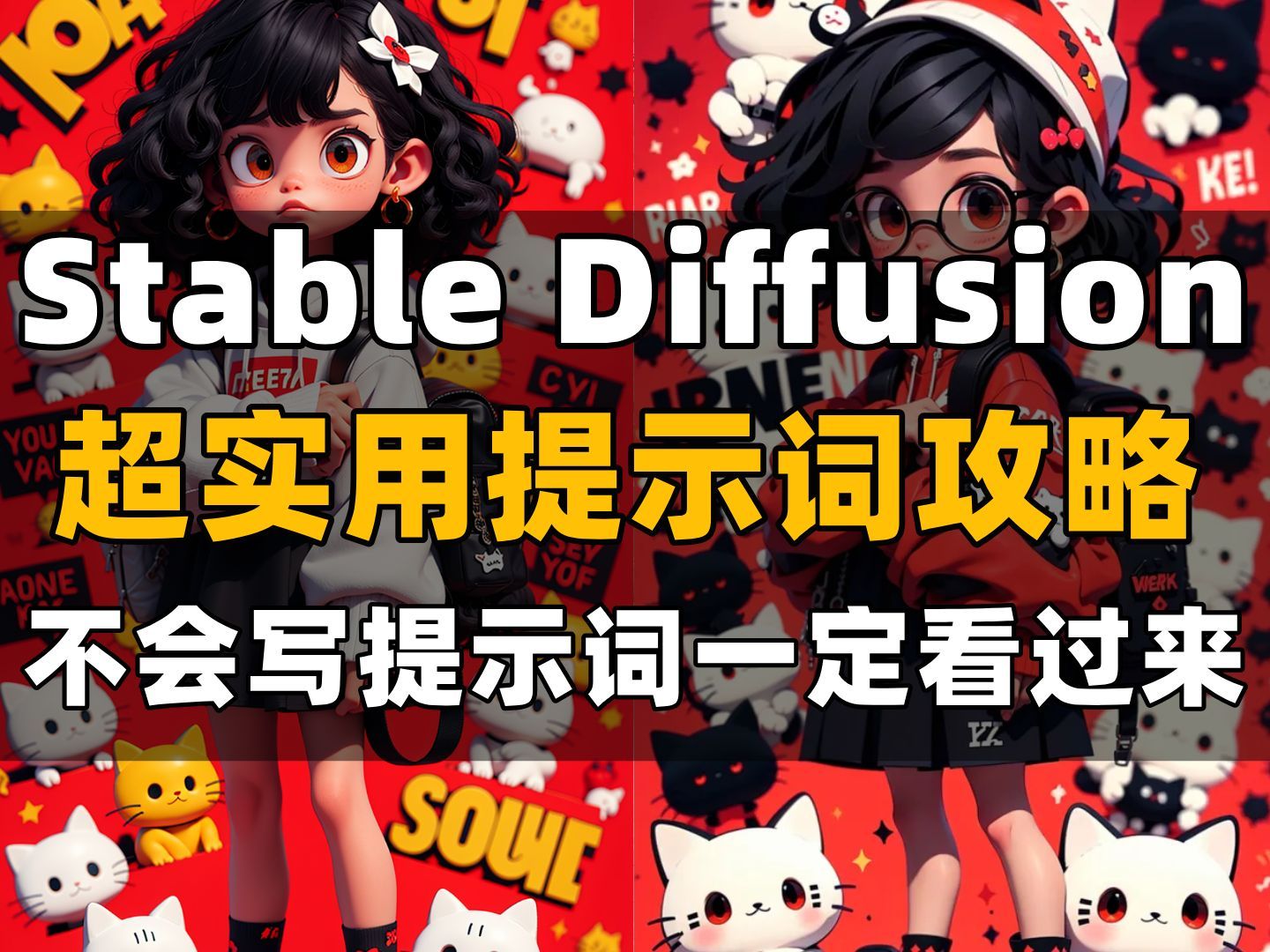 如何写好SD绘画提示词?Stable Diffusion提示词优化技巧全攻略来了!分享90%的人都不知道的Stable Diffusion提示词技巧!哔哩哔哩bilibili