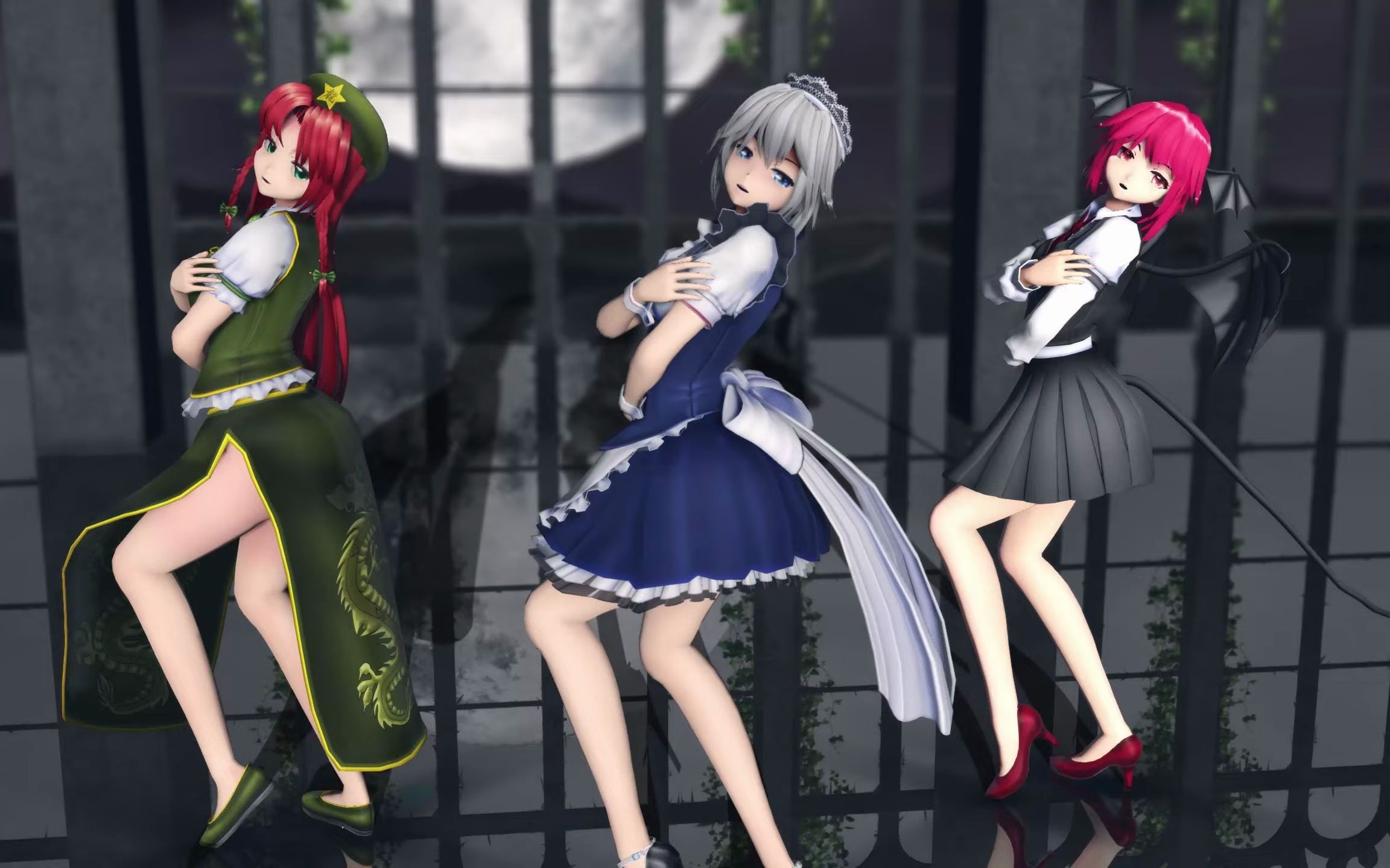 东方mmdliardance咲夜美玲小恶魔搬运