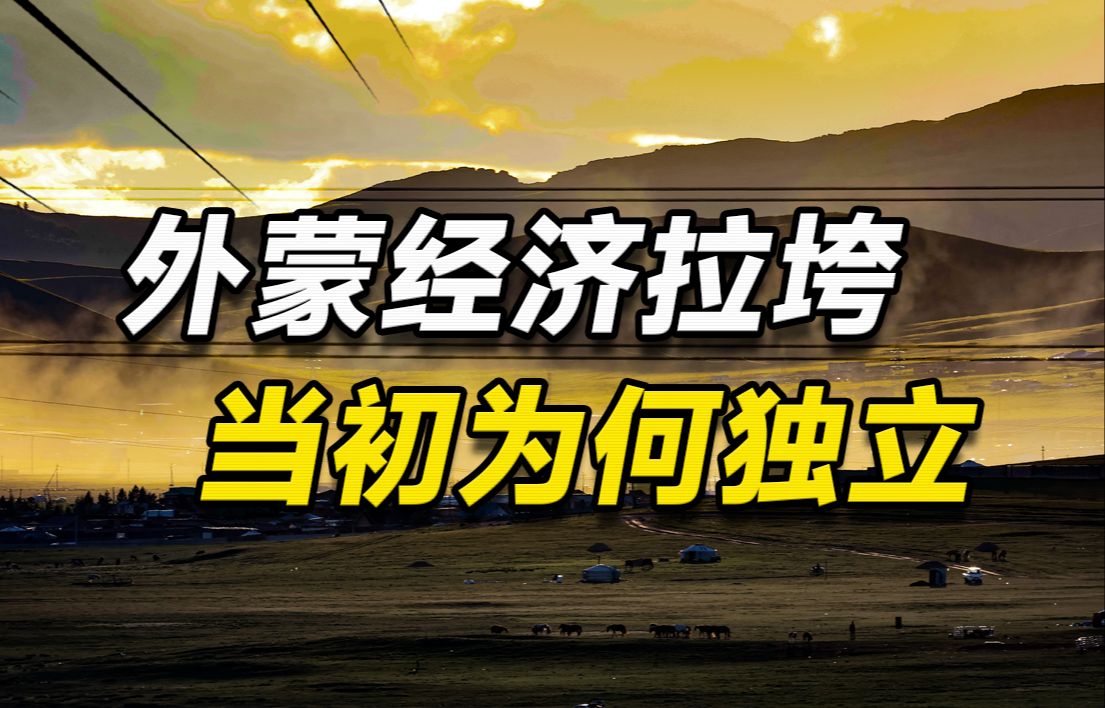 经济仅内蒙的十分之一?外蒙古独立背后的代价,当初为何要独立?哔哩哔哩bilibili