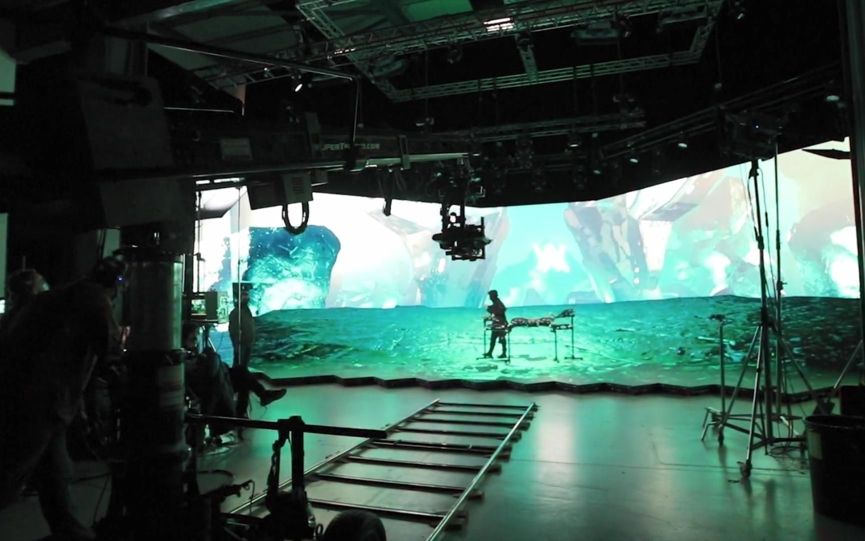 虚拟制片alanwalker为蔚来日的演出制作