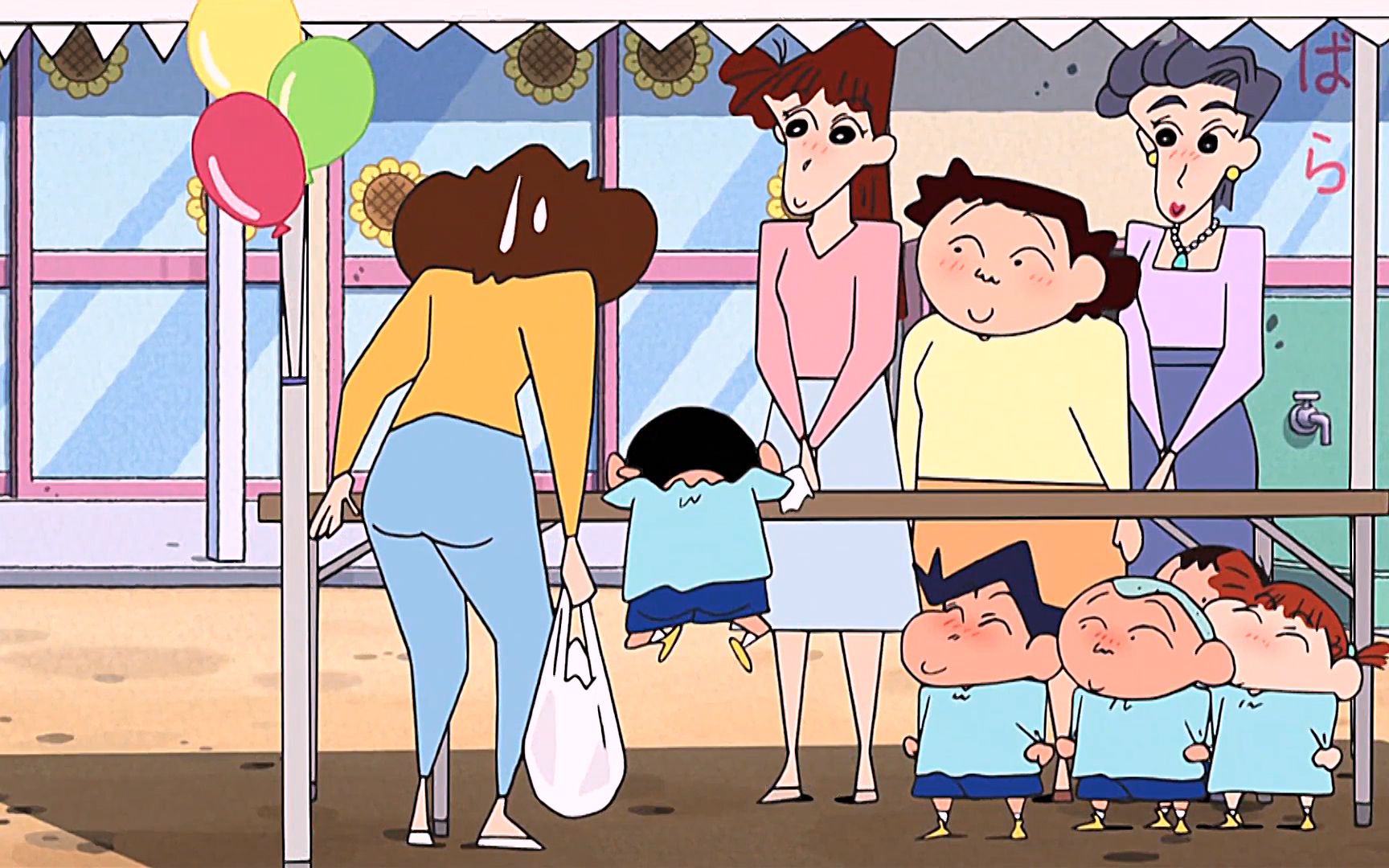 蜡笔小新:美芽去小新幼稚园参加义卖,广志的举动太暖了
