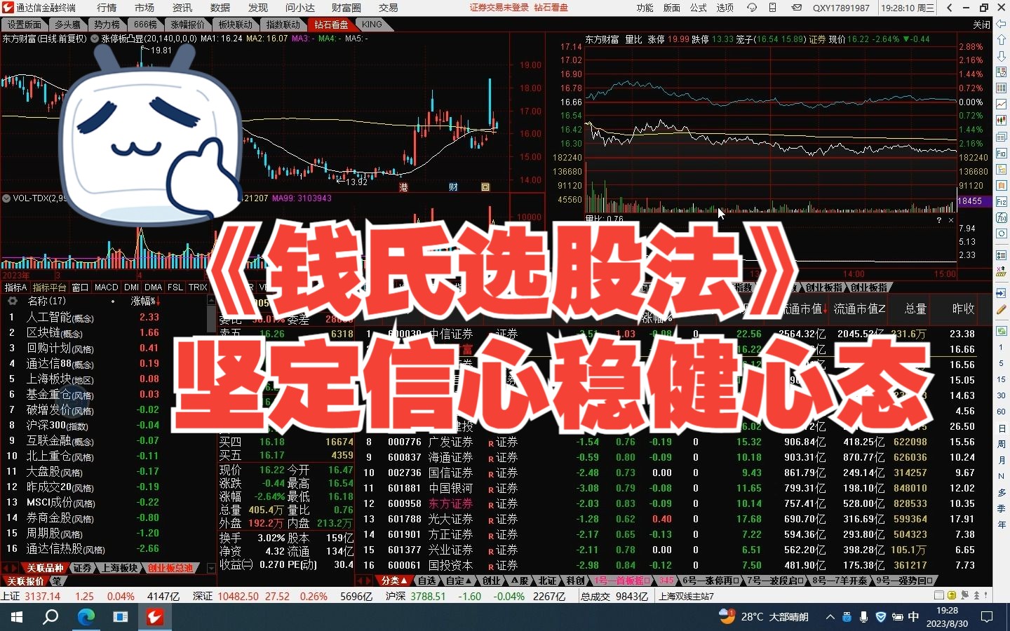 [图]《钱氏选股法》坚定信心稳健心态