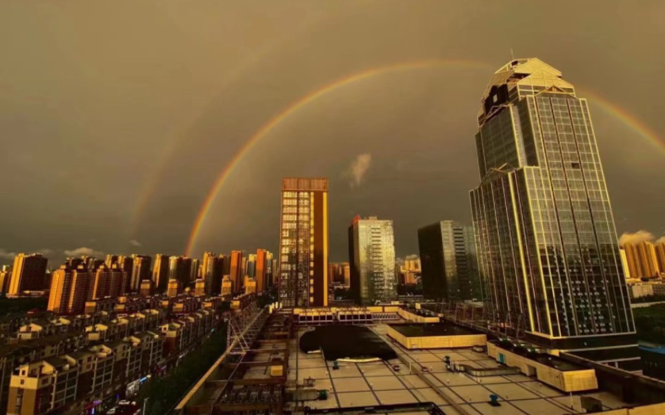 [图]雨过天晴，下雨时，下雨后的双重震撼！