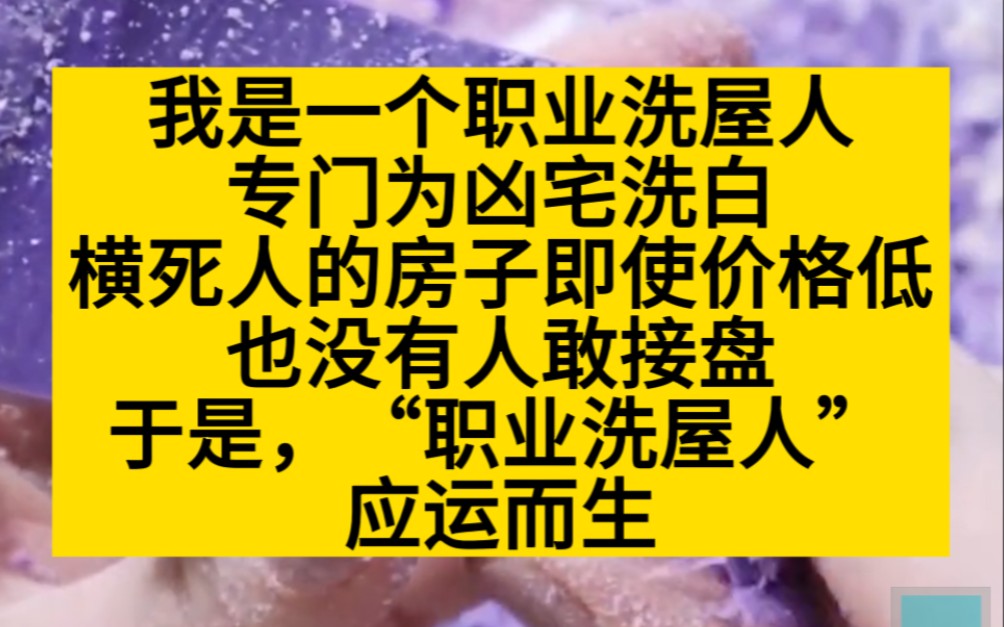 惊悚悬疑 我是职业洗屋人,专门为凶宅洗白!小说推荐哔哩哔哩bilibili