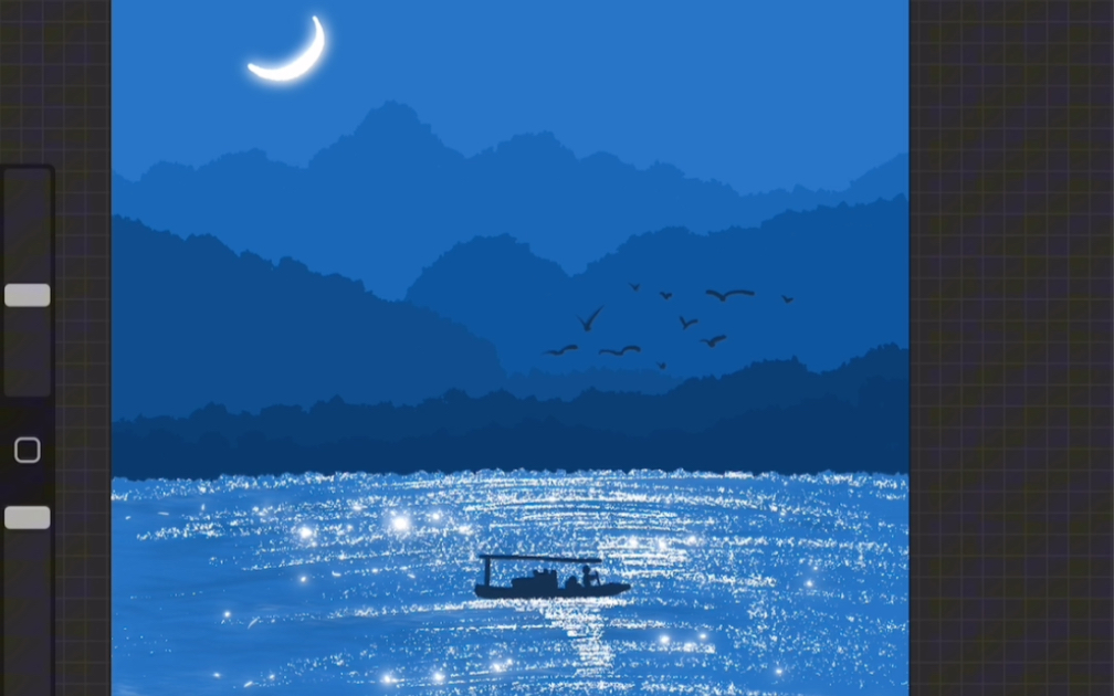 ipad零基础绘画教程|满船星梦压星河