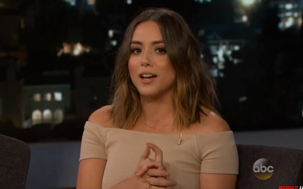 05.05 chloe bennet(汪可盈) on jimmy kimmel live!