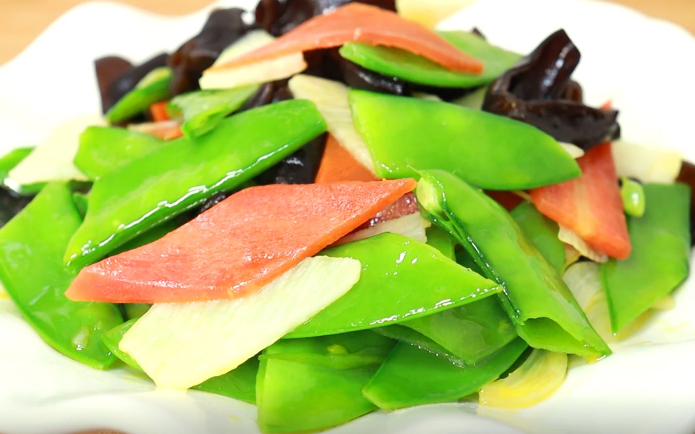 清炒素三鲜,四川大姐手把手教你,清香脆嫩解油腻,过年餐桌必备