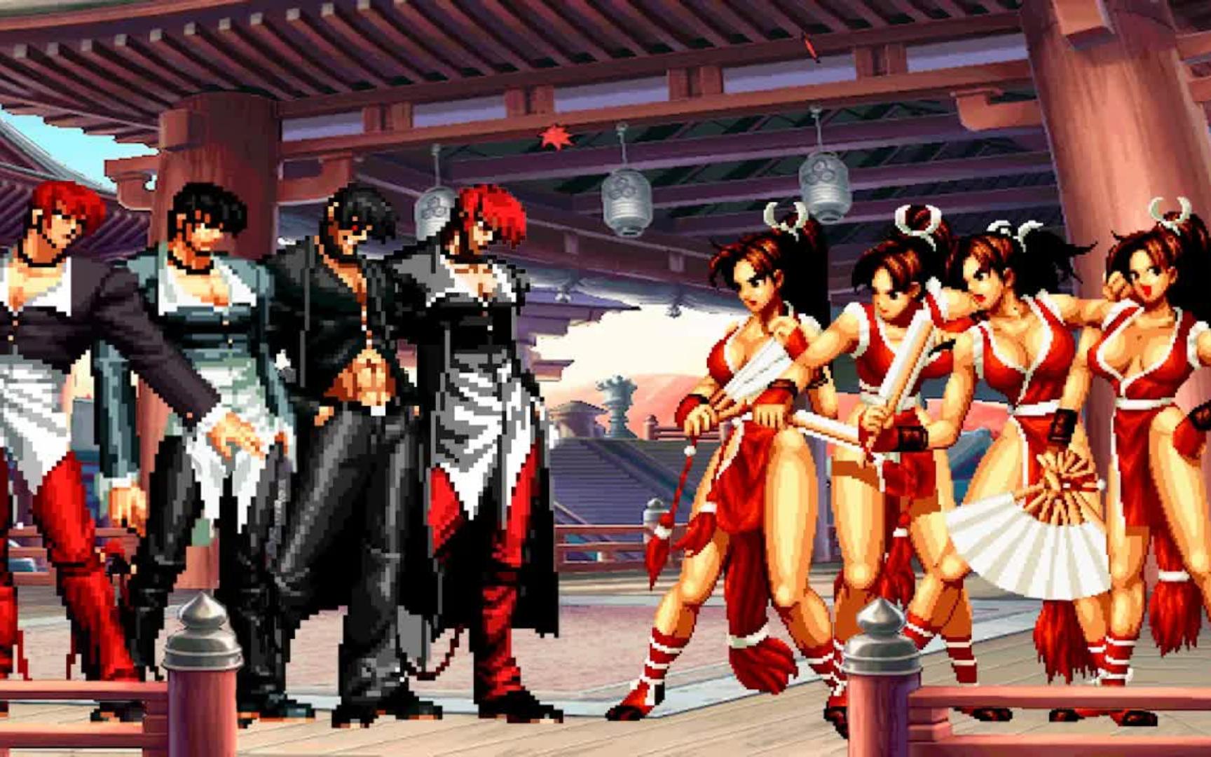 [拳皇 mugen] 八神 队 vs 火舞队