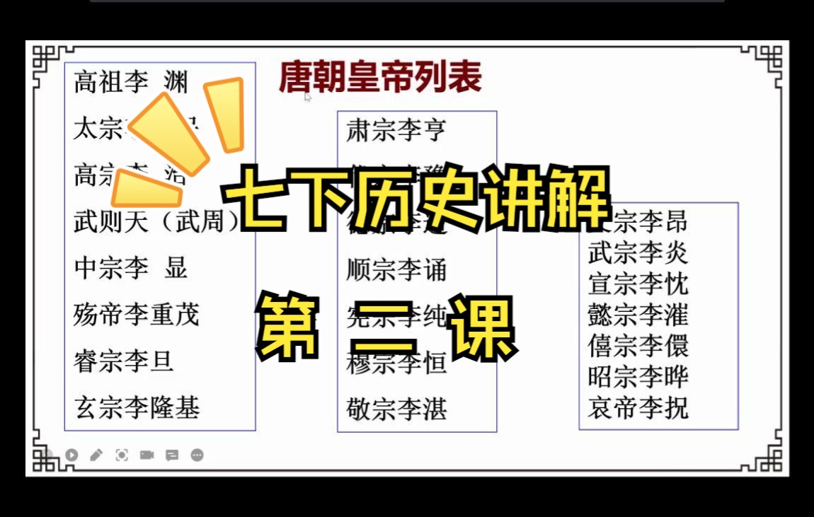 [图]部编版七年级历史下册第二课：贞观之治与开元盛世讲解师范生教资学习