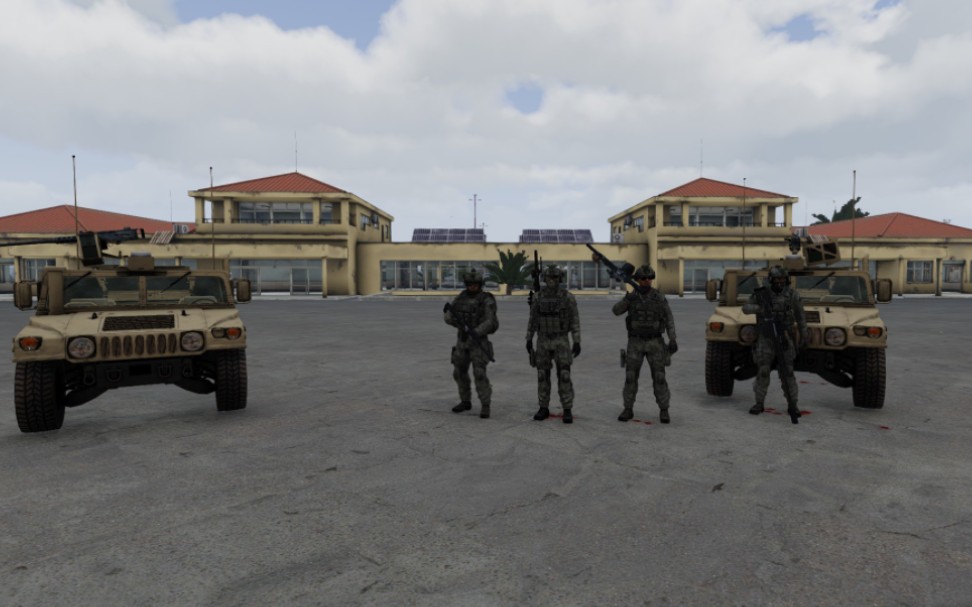 [图]Arma 3 QR任务 金蝉脱壳（地面红组队员视角）