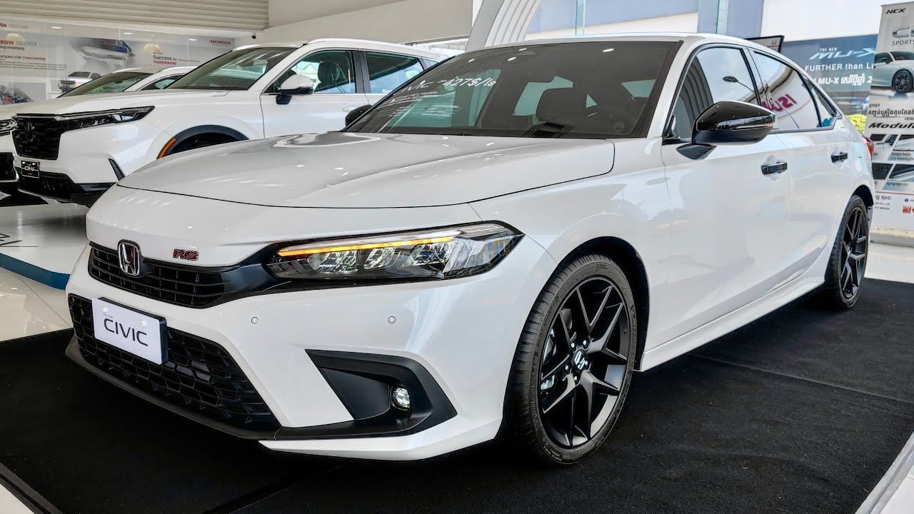 全新本田思域 rs sport运动轿车外观,内饰与细节体验