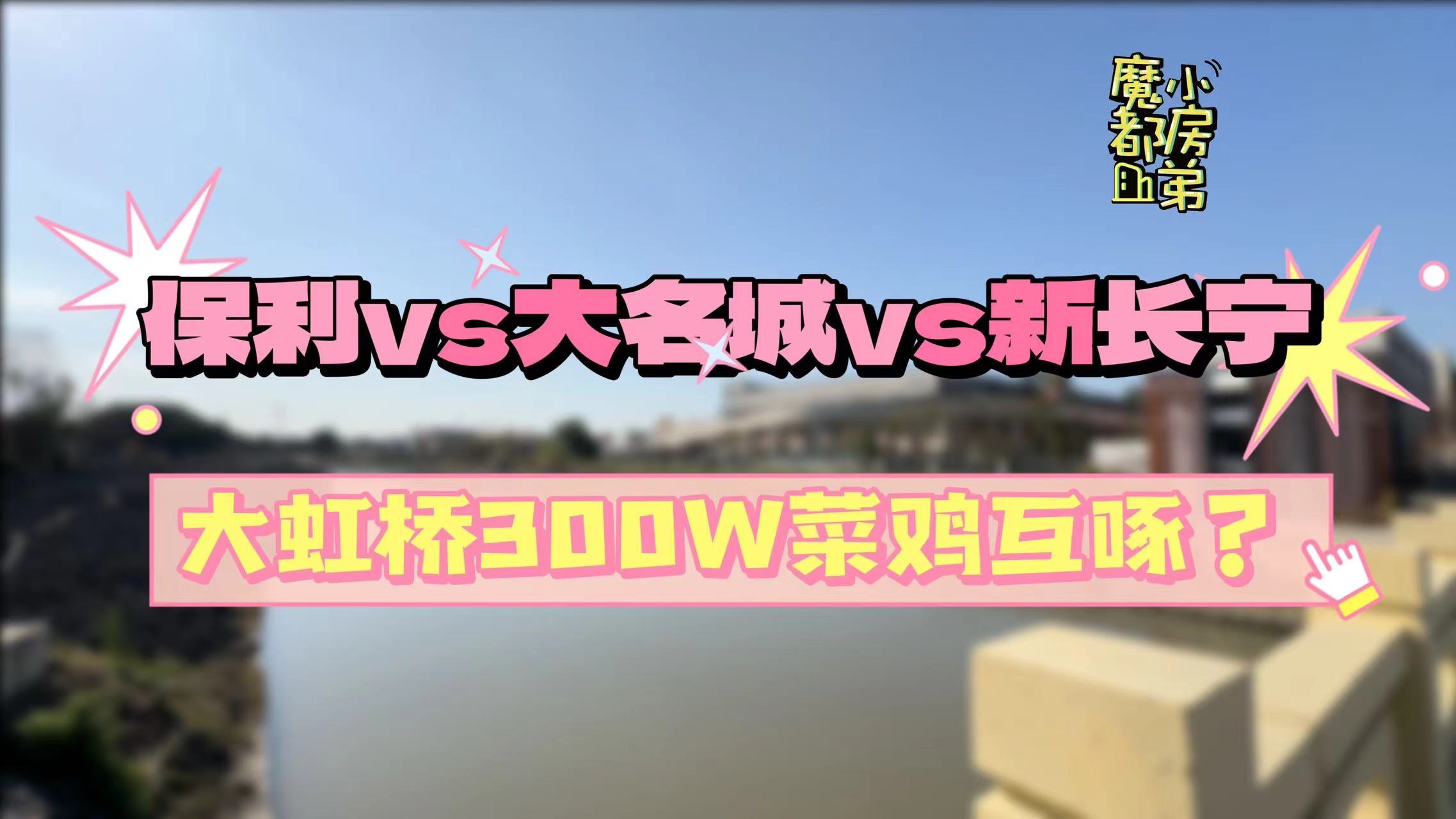 300万上车青浦大虹桥是极高性价比的挑花眼?还是远郊盘的菜鸡互啄?| 小房弟新房测评 上海青浦重固【保利VS新长宁VS大名城】哔哩哔哩bilibili