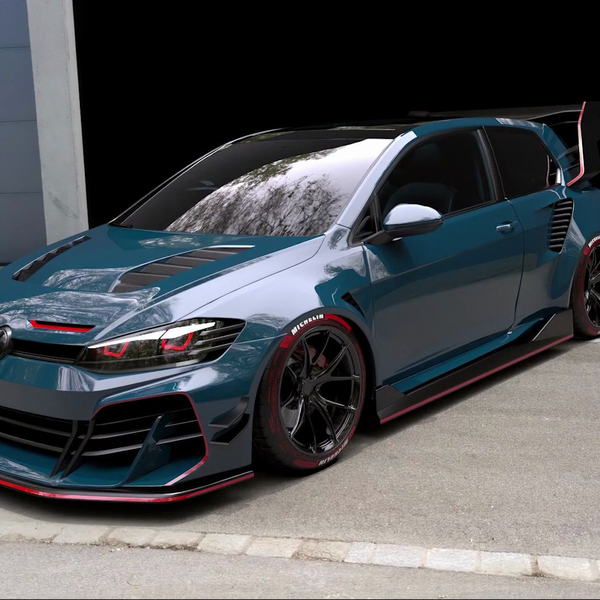 hycade VW Golf 7 FLAMETHROWER Hardcore Bodykit bilibili